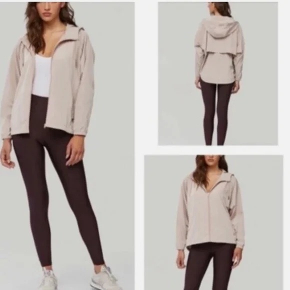 Soia & Kyo Blush/Tan OakLynn Water-Repellent Vented Back Jacket Size 1X - Picture 3 of 11